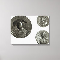 Pièces représentant Henri VIII et Anne Boleyn