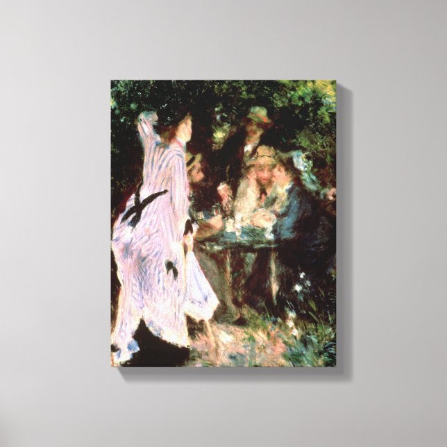 Toile Pierre A Renoir | Sous les arbres, de la Galette (Recto)