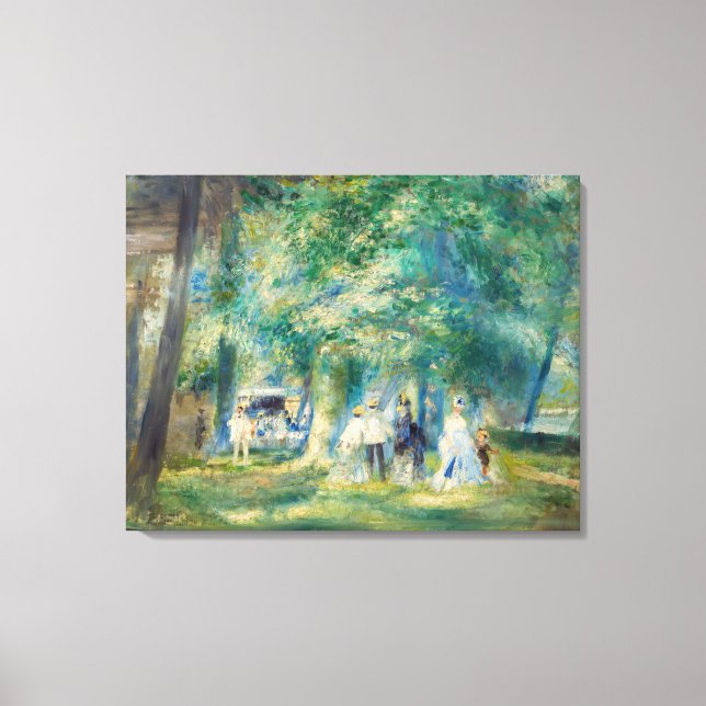 Toile Pierre-Auguste Renoir - La fête à Saint-Cloud (Recto)