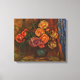 Toile Pierre Auguste Renoir La vie morte avec les Roses