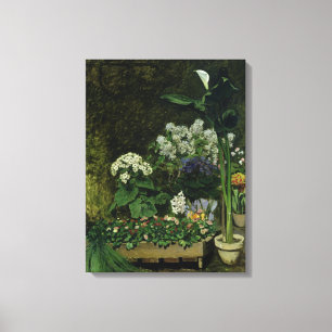 Toile Pierre fleurs de Renoir un   en serre chaude