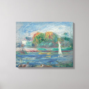 Toile Pierre un Renoir la rivière bleue