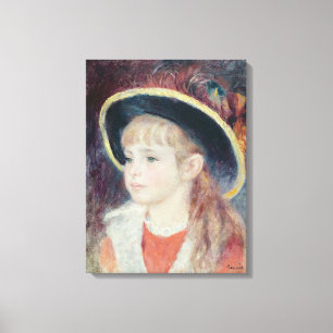 Toile Pierre une jeune fille de Renoir   dans un