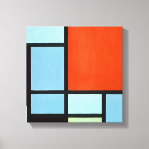 Toile Piet Mondrian Composition