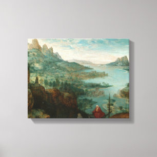 Toile Pieter Bruegel - Paysage avec vol en Egypte