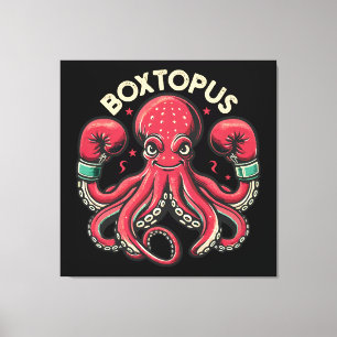 Toile Pieuvre Boxeur - Boxtopus