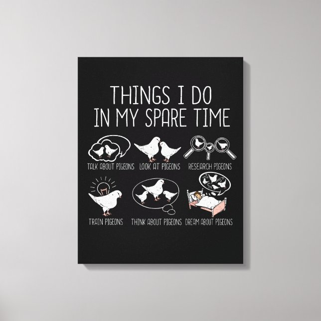 Toile Pigeon Élevage Pigeon Racing Cadeaux Hommes King P (Recto)