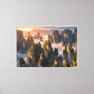 Toile Piliers d'Hallelujah - Fine Art du Ciel Flottant