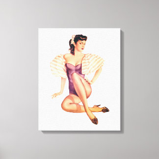Toile Pin Up Girl #11 @ GarysRetroGarage