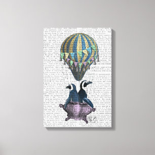 Toile Pingouins volants