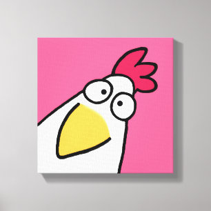 Toile Pink SERIOUS CHICKEN par Sandra Boynton Canvas Pri