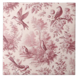 Toile Pink Vintag Fliese