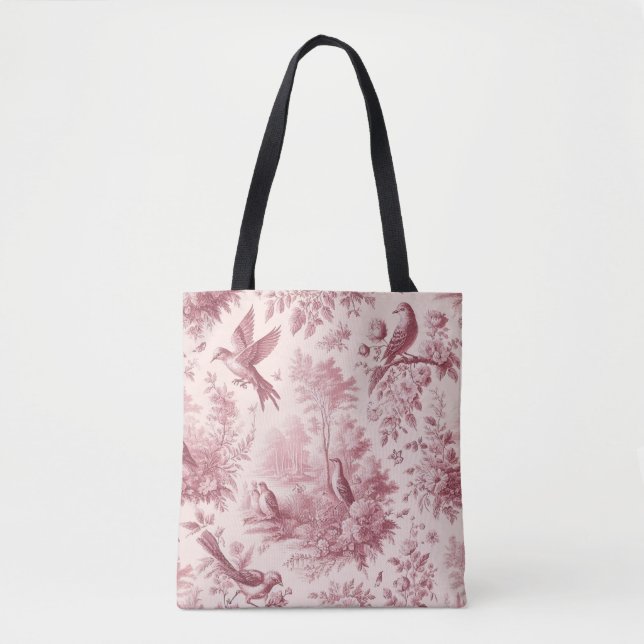 Toile Pink Vintag Tasche (Vorderseite)