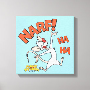 Toile Pinky et le cerveau   Pinky "Narf !"