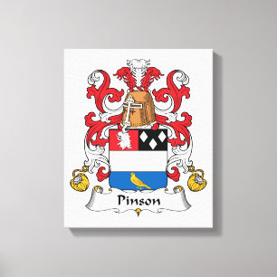 Toile Pinson Family Crest