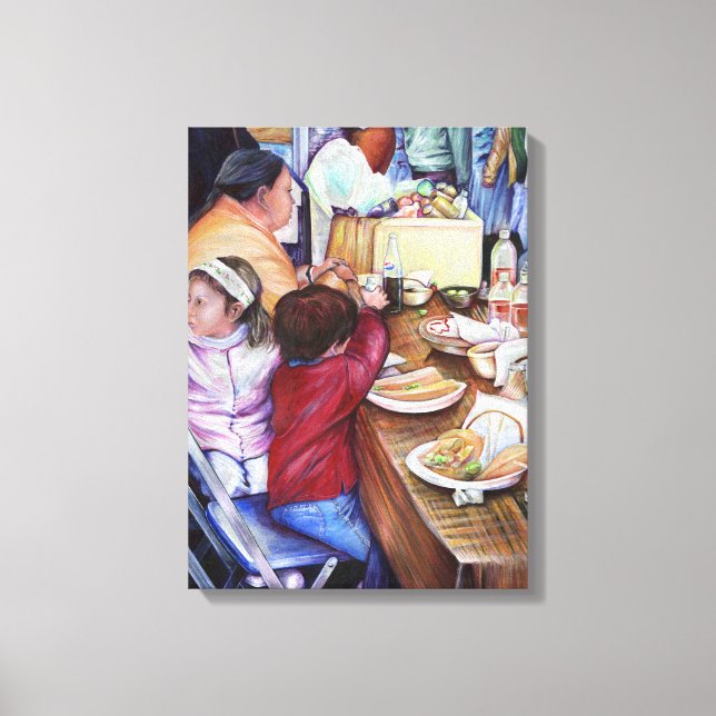 Toile Pique-nique agréable, Mexique (Recto)