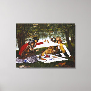 Toile Pique-nique romantique 1873