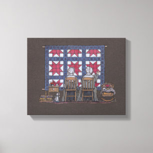 Toile Piquer amish de femmes