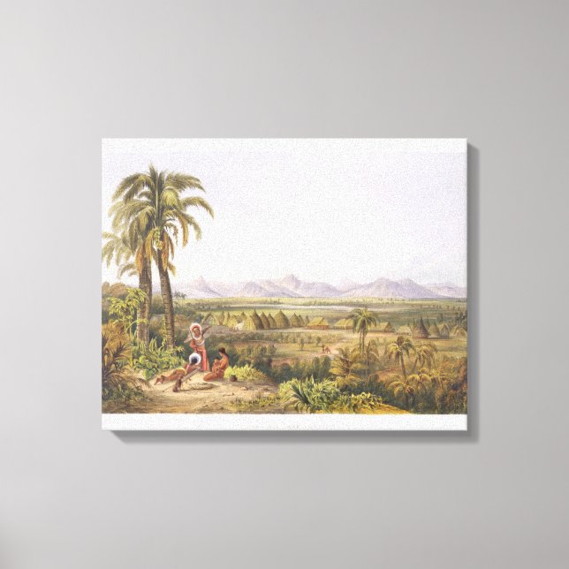 Toile Pirara et le lac d'Amucu, Site d'El Dorado, de (Recto)