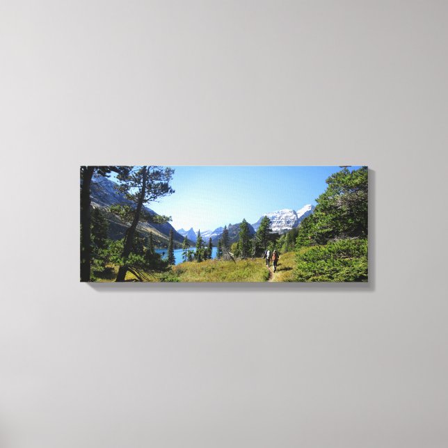 Toile Piste du col Stoney Indian - Parc national des Gla (Recto)
