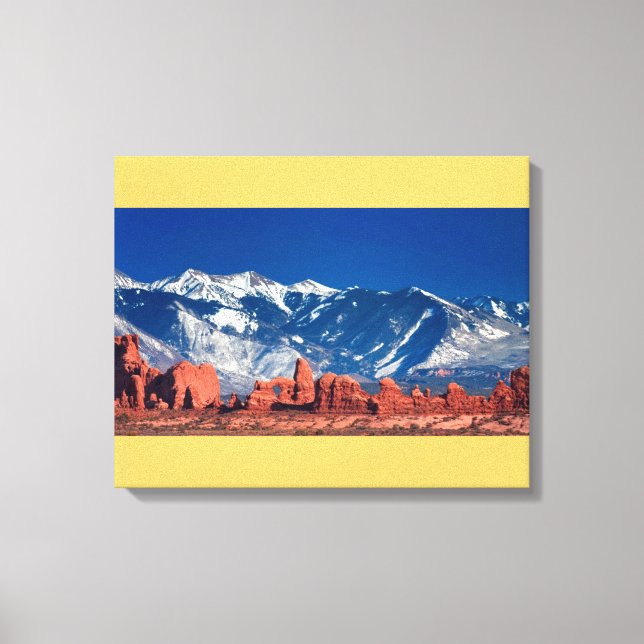 Toile Piste Rocheuse équilibrée (Recto)