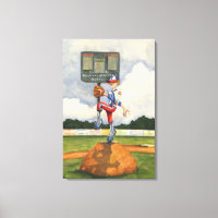 Pitcher de baseball sur Mound par Jay Throckmorton