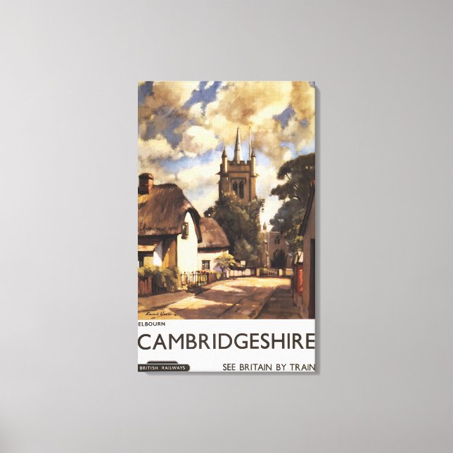 Toile Pittoresque Country View British Railways Poster (Recto)