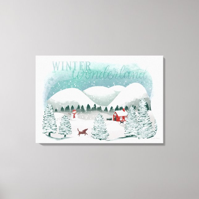 Toile Pittoresque Winter Wonderland (Recto)