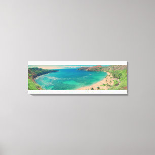 Toile PixDezines baie d'hanauma 76x18"