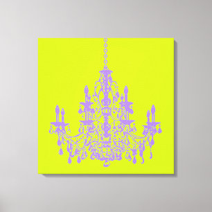 Toile PixDezines lustre en cristal violet DIY Bckgrnd