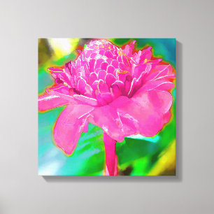Toile PixDezines Tropical Torch Ginger