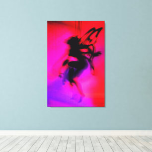 Toile Pixie Danser en rose
