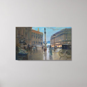 Toile Place de l'Opéra, Paris
