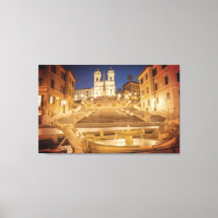 Toile Place d'Espagne, église Trinità dei Monti Rome Ita