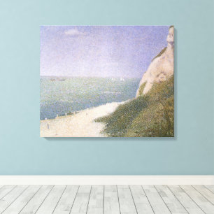 Toile Plage à Honfleur par Georges Seurat, Art ancien