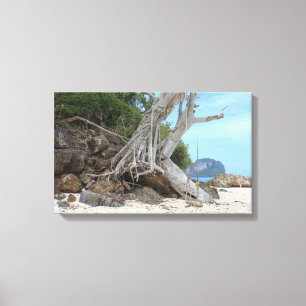 Toile Plage de sable tropicale