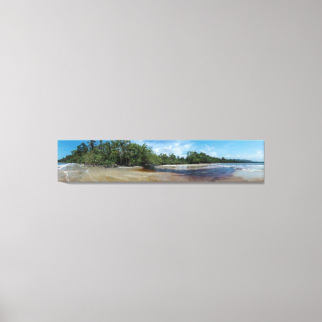 Toile Plage Panorama Cahuita (Recto)
