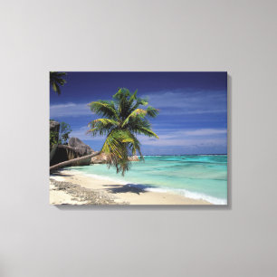 Toile Plage Tropicale, Anse Source D'Argent, La Digue