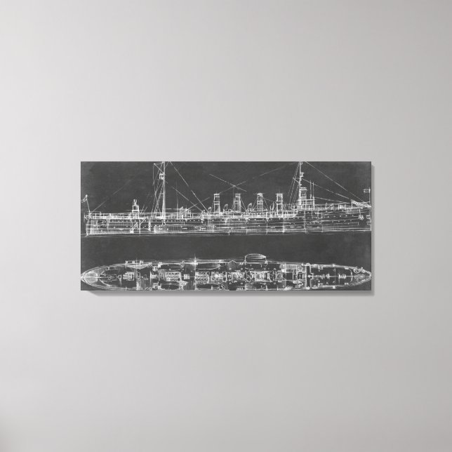 Toile Plan directeur de la marine Cruiser (Recto)