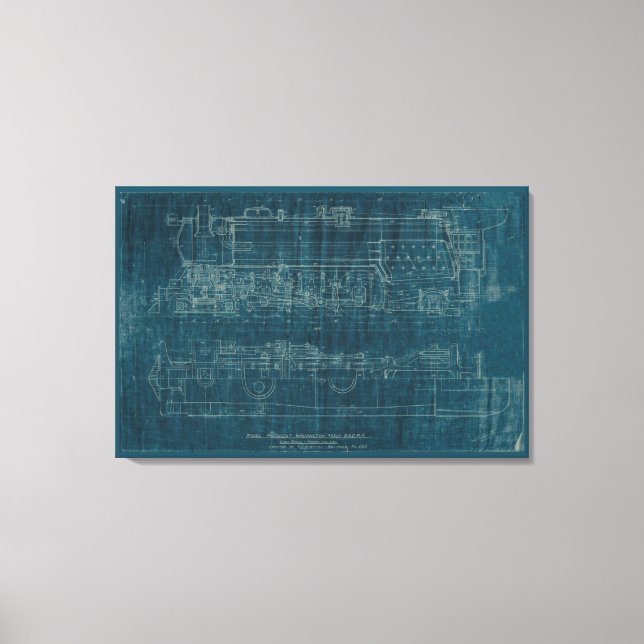 Toile Plan directeur du train I (Recto)