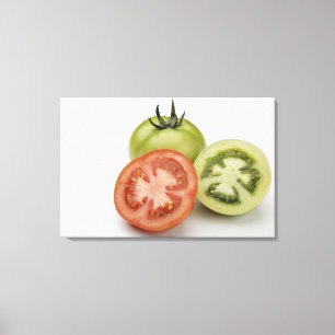 Toile Plan rapproché de trois tomates