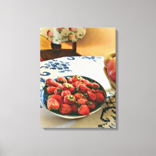 Toile Plaque De Fraises