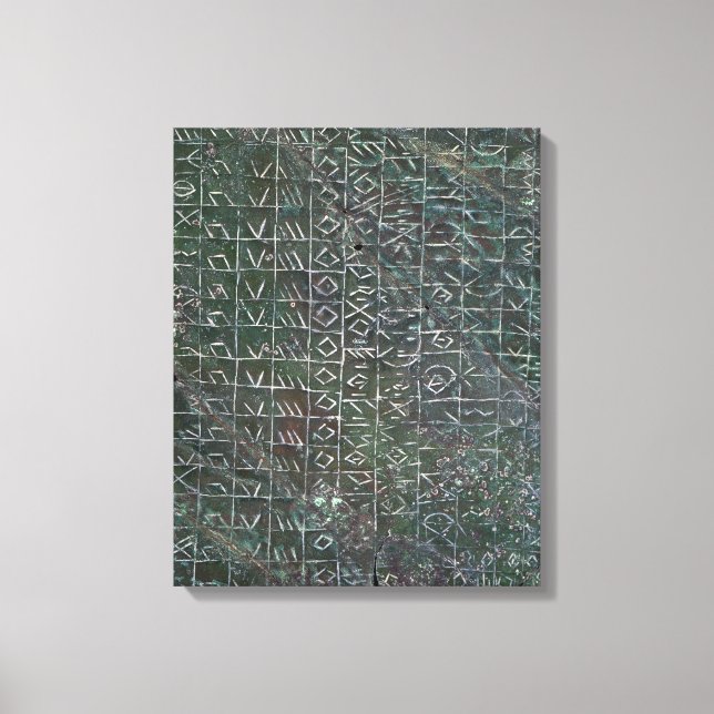 Toile Plaque vocale avec inscription vénitienne (Recto)