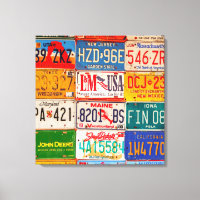 Plaques de licence américaines Art America