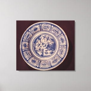 Toile Plat bleu, dérivant d'une défunte exportation de