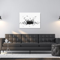 Plat d'encre de chat