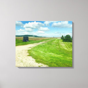 Toile Platteville, Wisconsin, Midwest, "The M" Art