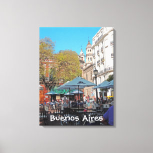 Toile Plaza Dorrego pendant l'après-midi