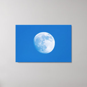 Toile Pleine Lune Au-Dessus De La Ville De Montréal