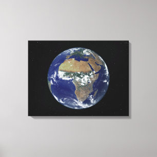 Toile Pleine Terre montrant l'Afrique et l'Europe